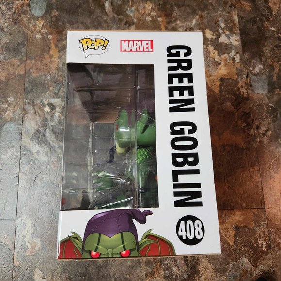 Funko Pop Spiderman Green Goblin 408 (10-inch) Target Exclusive - Damaged Box - Picture 2 of 7